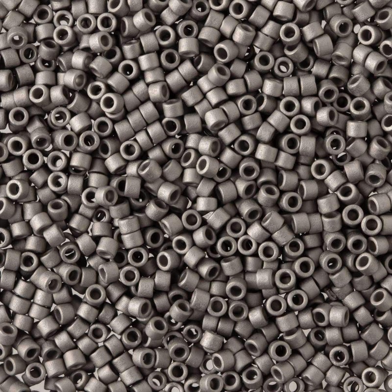 Miyuki Delica Seed Beads Bundle: Size 11/0, Midnight Palette Collection DB1, DB10, DB321-3 Tubes of 7.2 Grams - Image 2